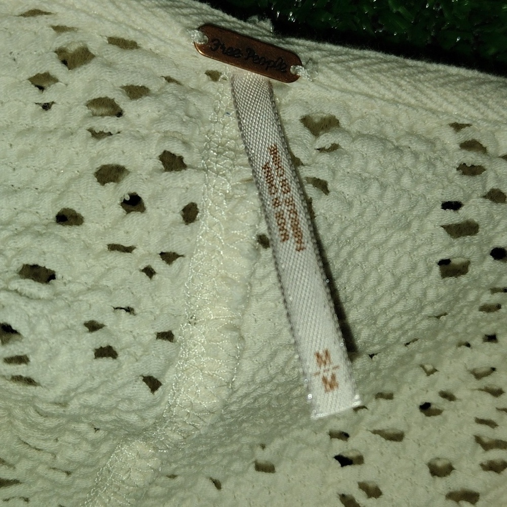 Free people sweater doiley zippered cardigan - Picture 4 of 5